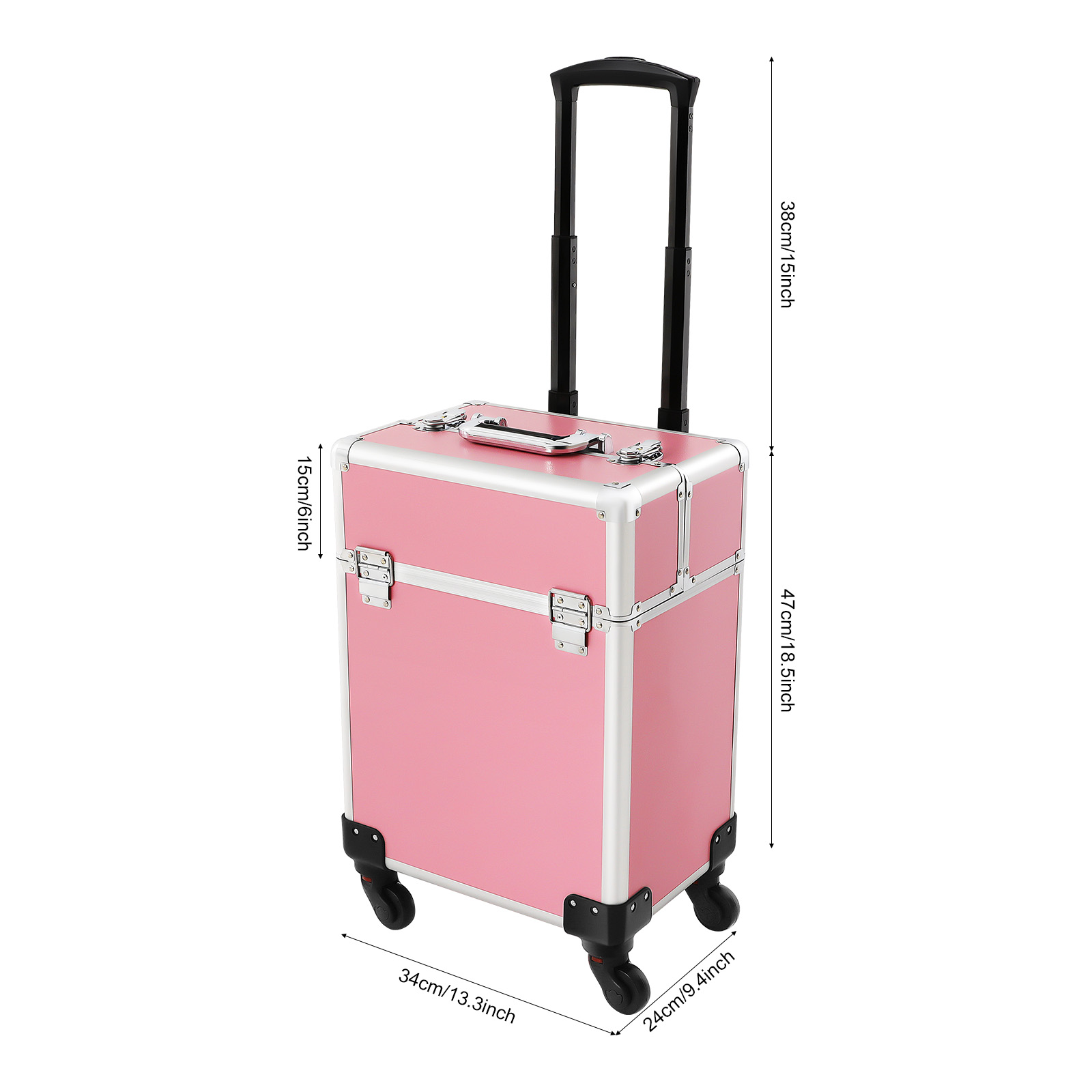 Rolling Makeup Train Case Cosm - Makeup 评论和价格