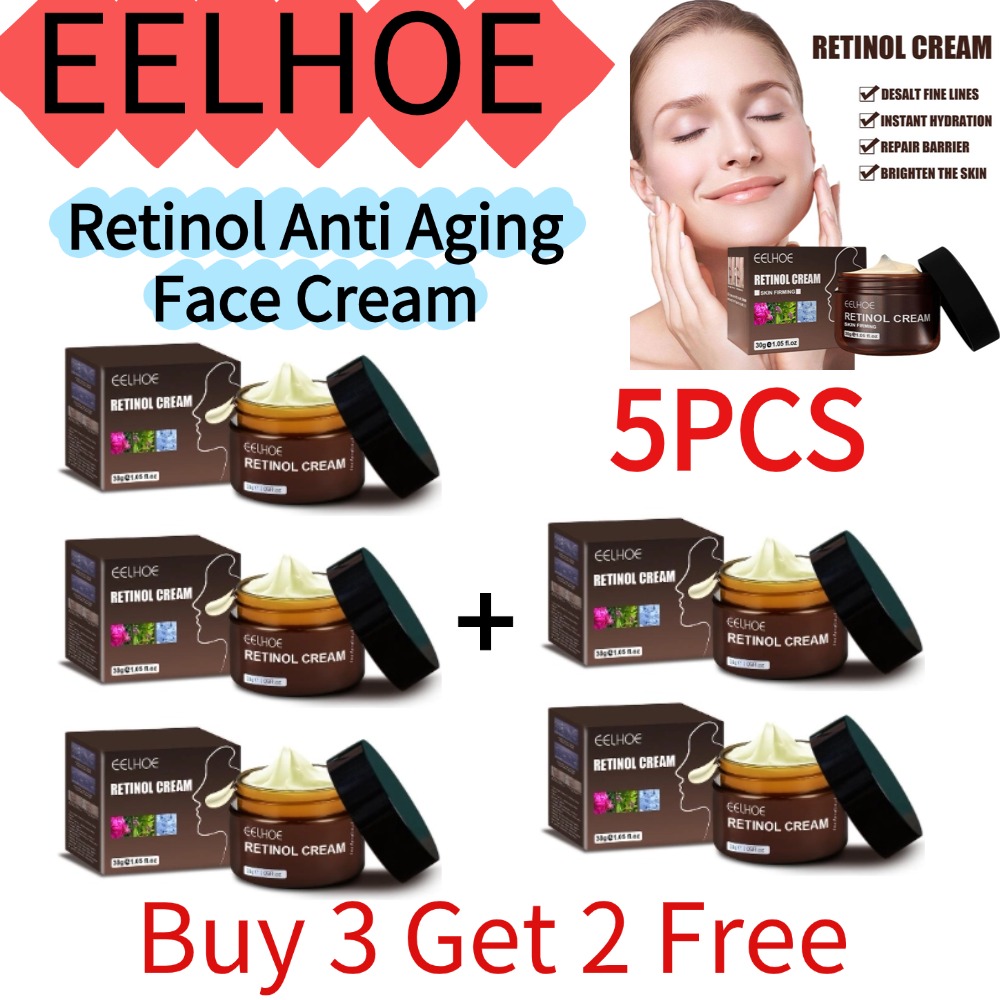 EELHOE 1/2/3/5PCS(Buy 3 Get 2  - Retinol Anti Wrinkle Cream 评论和价格