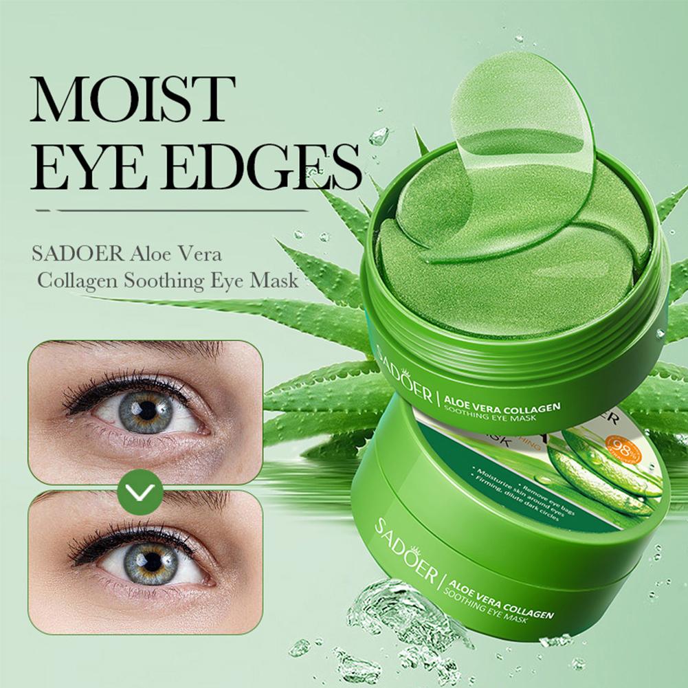 60pcs Aloe Vera Collagen Under - Collagen Under Eye Patches 评论和价格