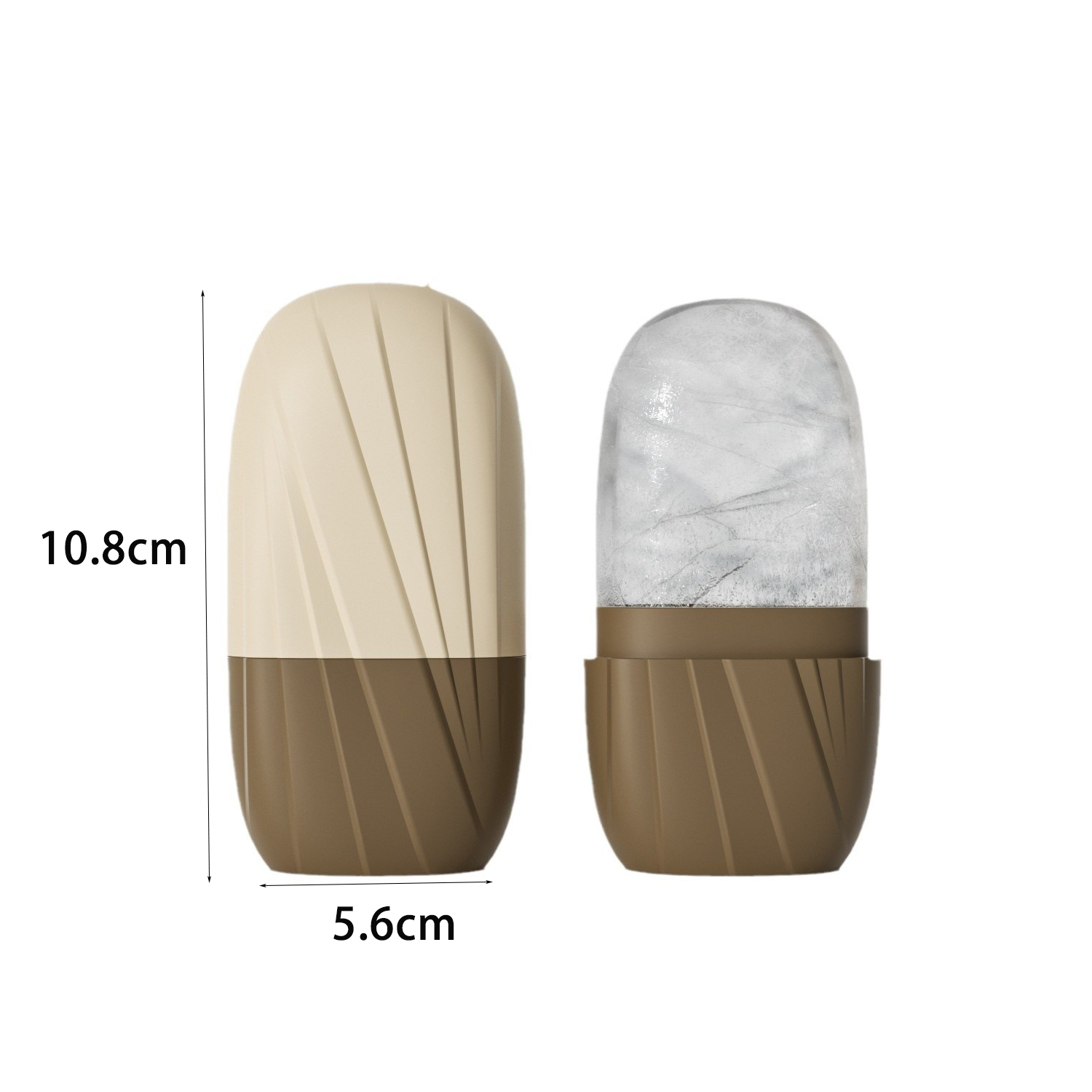 Aesthetic Striped Facial Ice M - Face Ice Roller Puffiness 评论和价格