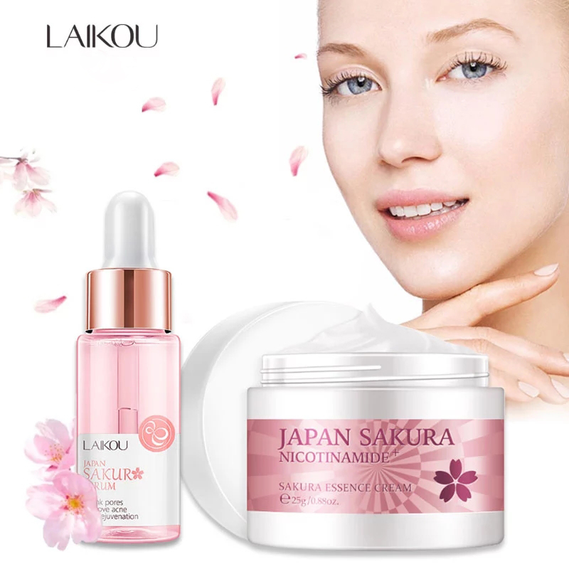 LAIKOU Sakura Serum And Collag - Niacinamide Pore Shrinking Essence 评论和价格