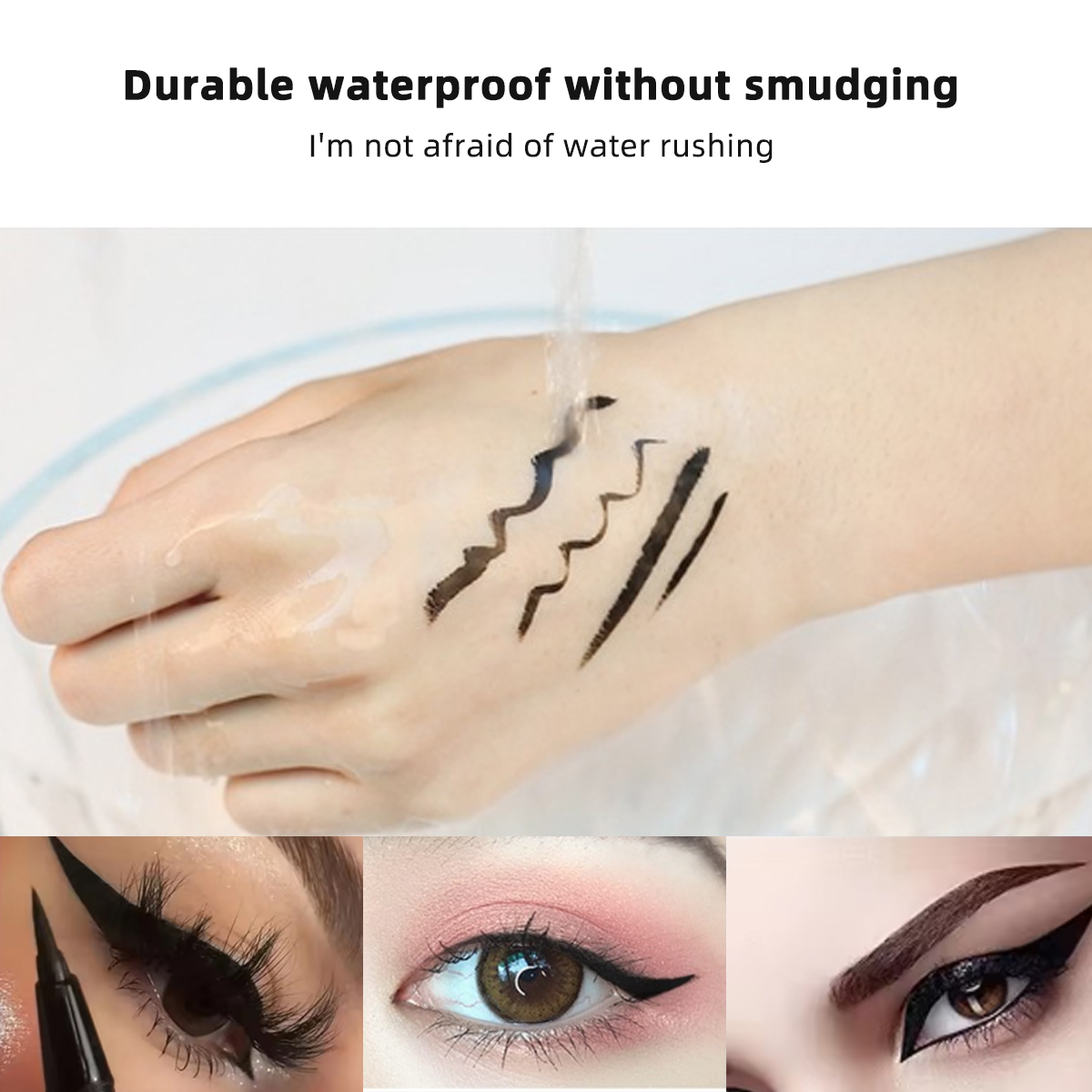 1/5pcs Liquid Waterproof Eyeli - Waterproof Liquid Eyeliner Pen 评论和价格
