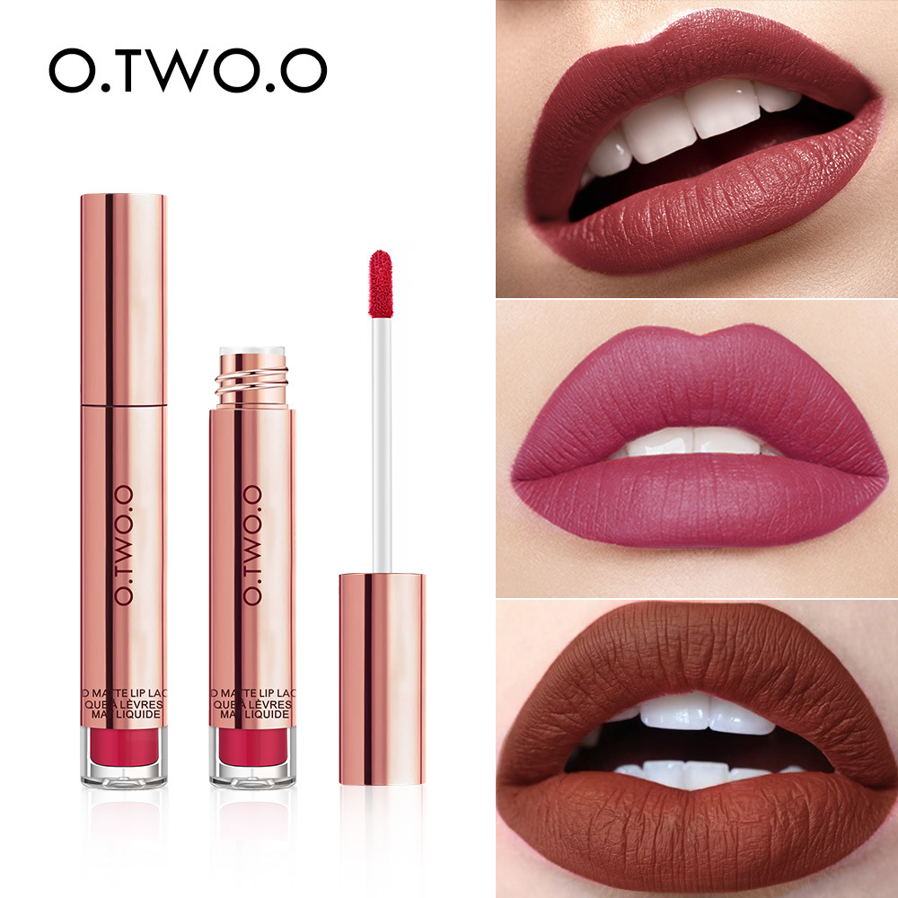 O.TWO.O Matte Lipstick Long La - Matte Velvet Lip Tint Long Lasting 评论和价格