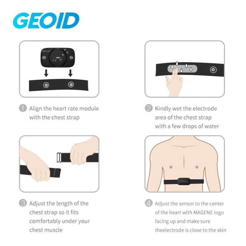 GEOID HS500 Heart Rate Strap S - Health Monitors 评论和价格