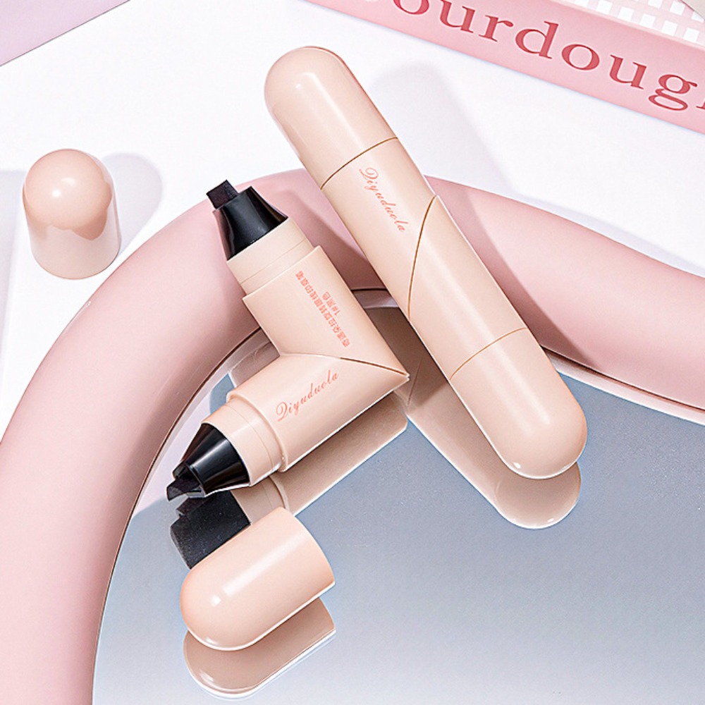 2pcs Matte Rotatable Eyeliner  - Waterproof Liquid Eyeliner Pen 评论和价格