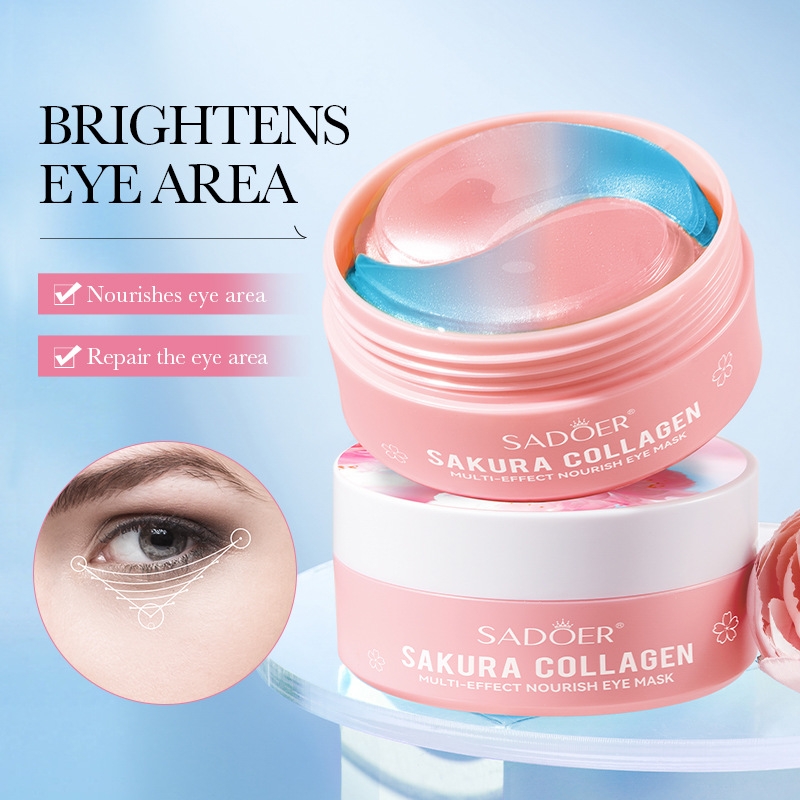 60Pcs Sakura Collagen Multi-Ef - Collagen Under Eye Patches 评论和价格