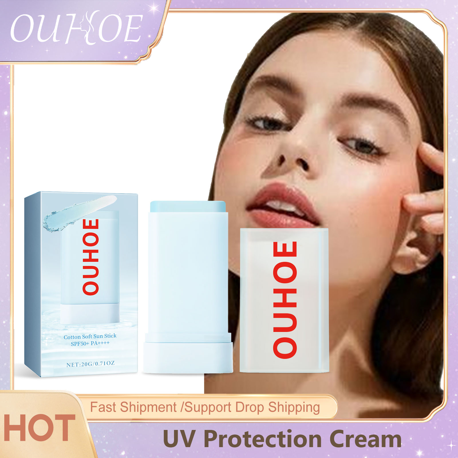 OUHOE UV Protection Cream Spf  - Spf 50 Waterproof Sunscreen 评论和价格