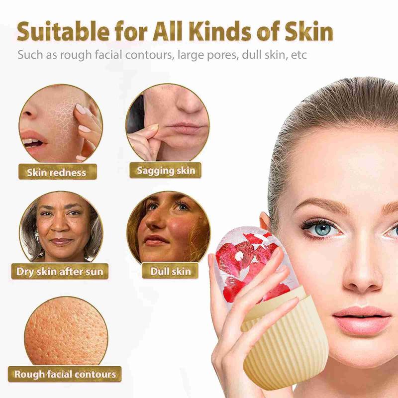 Ice Face Roller Ice Cube Beaut - Face Ice Roller Puffiness 评论和价格